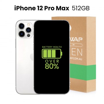 Apple Used Fully Functional iPhone 12 Pro Max 512GB Over 80% Battery Health - Grade B (Good)