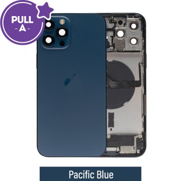 Rear Housing with Full Set Parts for iPhone 12 Pro Max-Pacific Blue (PULL-A)