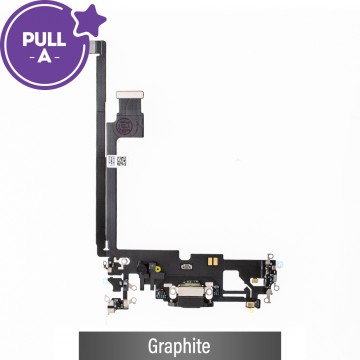 Charging Port for iPhone 12 Pro Max (PULL-A)-Graphite