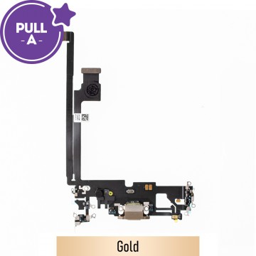 Charging Port for iPhone 12 Pro Max (PULL-A)-Gold