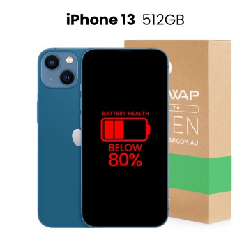 Apple Used Fully Functional iPhone 13 512GB Below 80% Battery Health - Grade B+ (Excellent)