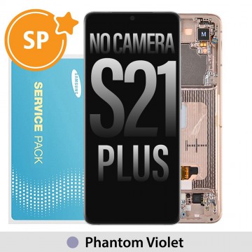Samsung Galaxy S21 Plus 5G G996 OLED Screen Replacement with Frame (Service Pack)-Phantom Violet