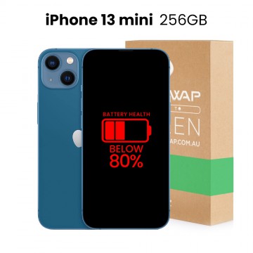 Apple Used Fully Functional iPhone 13 Mini 256GB Below 80% Battery Health - Grade B (Good)