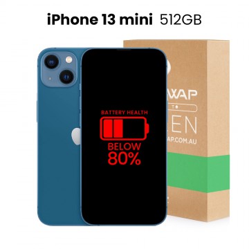 Apple Used Fully Functional iPhone 13 Mini 512GB Below 80% Battery Health - Grade A (As New)