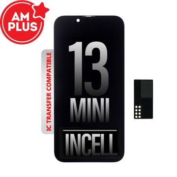 AMPLUS Incell LCD Assembly with Solve Popover Small Board for iPhone 13 mini Screen Replacement (Compatible for IC chip transfer)
