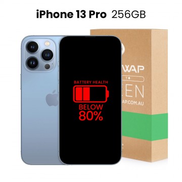 Apple Used Fully Functional iPhone 13 Pro 256GB Below 80% Battery Health - Grade B+ (Excellent)