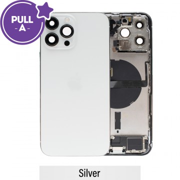 Rear Housing with Full Set Parts for iPhone 13 Pro Max-Silver (PULL-A)