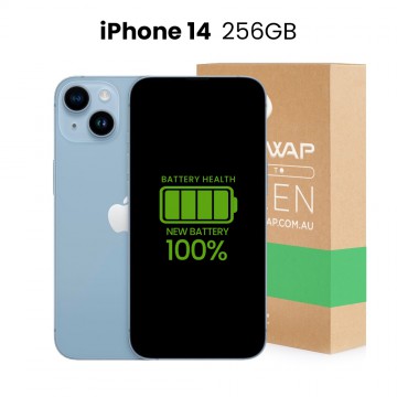 Apple Used Fully Functional iPhone 14 256GB 100% New Battery - Grade B+ (Excellent)