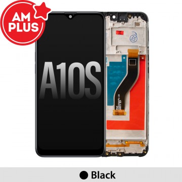 Samsung Galaxy A10s A107F AMPLUS LCD Screen Replacement Digitizer with Frame-Black