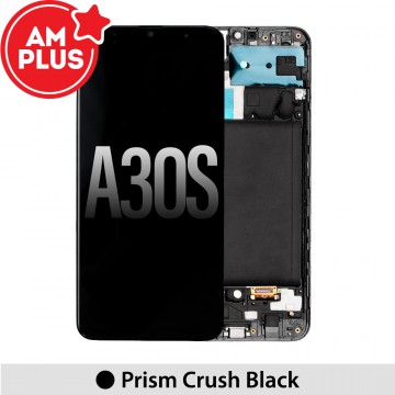 Samsung Galaxy A30s A307F AMPLUS LCD Screen Replacement Digitizer with Frame-Black