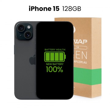 Apple Used Fully Functional iPhone 15 128GB 100% New Battery - Grade C (Acceptable)
