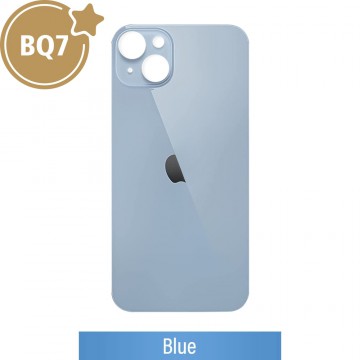 BQ7 Rear Glass With 3M Adhesive Replacement for iPhone 14 Plus-Blue