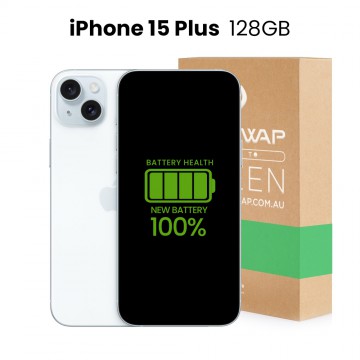 Apple Used Fully Functional iPhone 15 Plus 128GB 100% New Battery - Grade B (Good)
