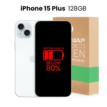 Apple Used Fully Functional iPhone 15 Plus 128GB Below 80% Battery Health - Grade A ( As New)