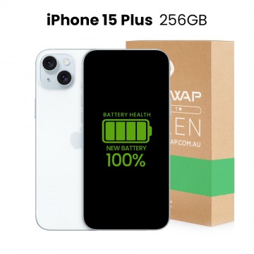 Apple Used Fully Functional iPhone 15 Plus 256GB 100% New Battery - Grade B (Good)