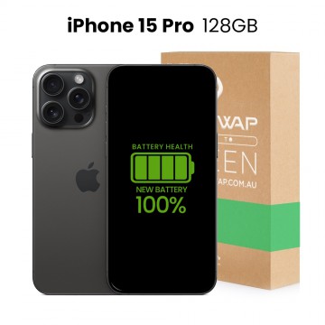 Apple Used Fully Functional iPhone 15 Pro 128GB 100% New Battery - Grade A ( As New)