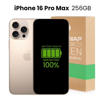Apple Used Fully Functional iPhone 16 Pro Max 256GB 100% New Battery - Grade B (Good)