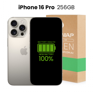 Apple Used Fully Functional iPhone 16 Pro 256GB 100% New Battery - Grade A (As New)