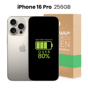 Apple Used Fully Functional iPhone 16 Pro 256GB Over 80% Battery Health - Grade A (As New)