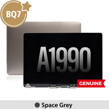 Complete LCD Display Assembly for MacBook Pro 15'' A1990 (2018) (BQ7)-Space Grey  (This is genuine glass and genuine flex)