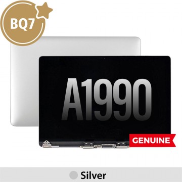 Complete LCD Display Assembly for MacBook Pro 15'' A1990 (2018) (BQ7)-Silver (This is genuine glass and genuine flex)