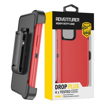 Shockproof Robot Armor Hard Plastic Case with Belt Clip for iPhone 12 / 12 Pro (6.1'')