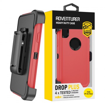 Shockproof Robot Armor Hard Plastic Case with Belt Clip for iPhone XS Max