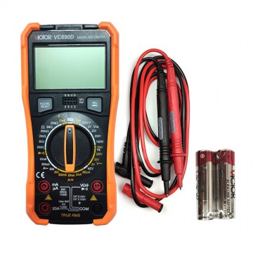 VICTOR Professional Digital Multimeter VC890D (Capacitor, Temperature, Ture RMS)