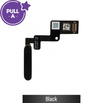 Home Button with Flex Cable for iPad Air (2020) (PULL-A)-Black