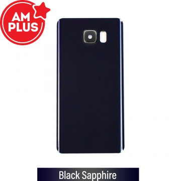 AMPLUS Rear Cover Glass For Samsung Galaxy Note 5 N920F-Black