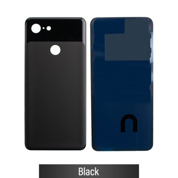 Rear Cover Glass for Google Pixel 3-Black