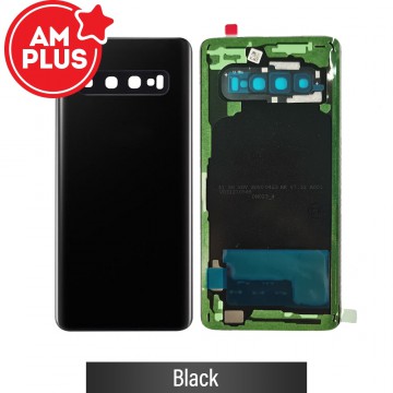 AMPLUS Rear Cover Glass For Samsung Galaxy S10 G973F-Black