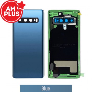 AMPLUS Rear Cover Glass For Samsung Galaxy S10 G973F-Blue