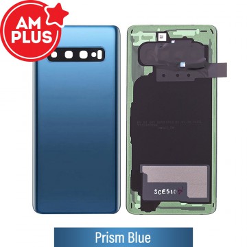 AMPLUS Rear Cover Glass For Samsung Galaxy S10 Plus G975F-Prism Blue