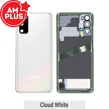AMPLUS Rear Cover Glass For Samsung Galaxy S20 G980F-Cloud White