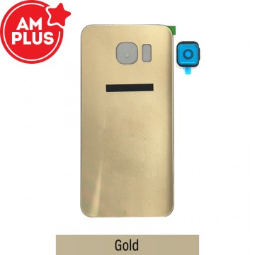 AMPLUS Rear Cover Glass With Frame For Samsung Galaxy S6 G920F-Gold