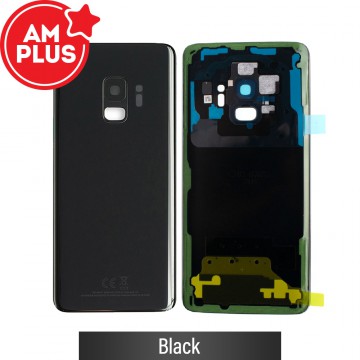 AMPLUS Rear Cover Glass For Samsung Galaxy S9 G960F-Black