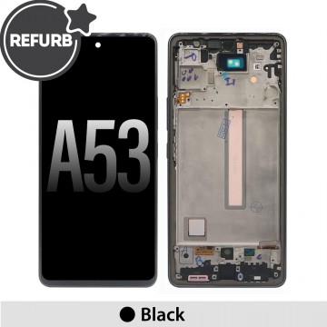 REFURB LCD Screen Replacement Digitizer with Frame for Samsung Galaxy A53 5G A536B -Black
