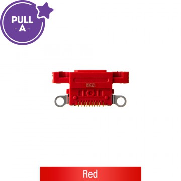 Charging Port Connector for iPhone 14 / 14 Plus (PULL-A)-Red