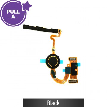 Fingerprint Reader with Power and Volume Button Flex Cable for Google Pixel 5 (PULL-A)-Black