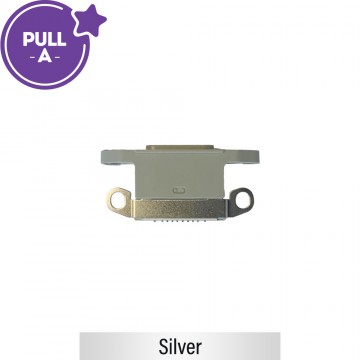 Charging Port Connector for iPhone 11 Pro / 11 Pro Max-Silver (PULL-A)
