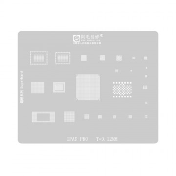 AMAOE BGA Reballing Stencil With CPU Position for iPad Pro