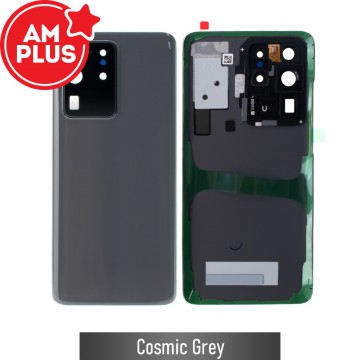 AMPLUS Rear Cover Glass For Samsung Galaxy S20 Ultra G988-Cosmic Grey