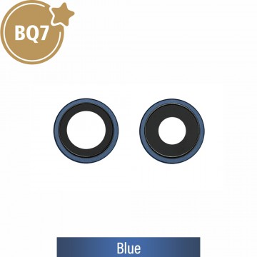 BQ7 Rear Camera Lens With Bracket for iPhone 12 / 12 Mini-Blue