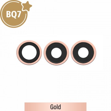 BQ7 Rear Camera Lens With Bracket for iPhone 12 Pro-Gold