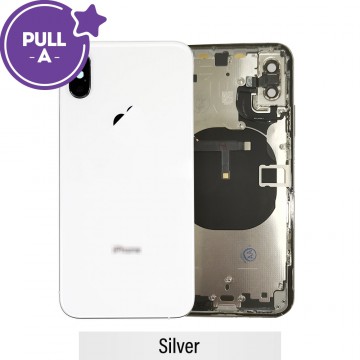 Rear Housing with Small Parts for iPhone XS (PULL-A)-Silver