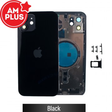 AMPLUS Rear Housing for iPhone 12-Black