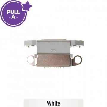 Charging Port Connector for iPhone 12 Pro Max-White (PULL-A)