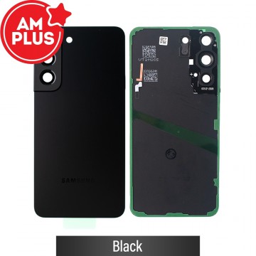 AMPLUS Rear Cover Glass For Samsung Galaxy S22 S901B-Phantom Black