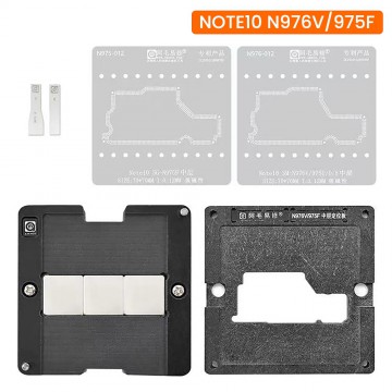 AMAOE Double-side Use Middle Frame Reballing Stencil Platform for Samsung Galaxy Note10 5G N976V / 975F